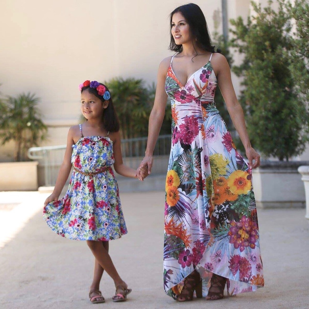 Floral maxi dress
